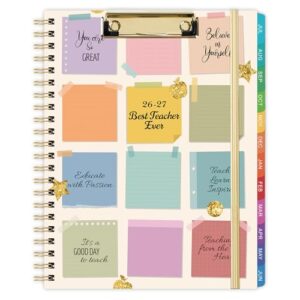 Teacher Planner 2026-2027, School Lesson Planners with Clipboard,8.5"x11"