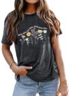 Teacher Shirt Women Teach Them to Be Kind T Shirt Teach Kindness Shirt First Day of School Short Sleeve Tee Tops
