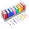 Teacher Stamps for Classroom Grading Parent Signature Self-Inking Stamp Set