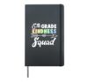 Teacher Team Shirt - 5th Grade Kindness Squad Rainbow Hardcover Journal, Black
