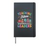 Teaching Future Leaders Groovy Retro Teacher Appreciation Hardcover Journal, Black