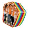 Team Building Game Running Mat - 19.6x1.4 Ft Striped Party Toy