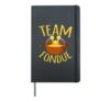 Team Fondue I Christmas Dinner Fondue Cheese Swiss Cuisine Hardcover Journal, Black