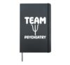 Team Psychiatry - Psychiatrist Psychiatric Doctor Hardcover Journal, Black
