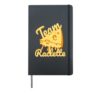 Team Raclette Winter New Year's Eve Food Fondue Switzerland Hardcover Journal, Black