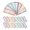 TEHAUX 40pcs Magnetic Whiteboard Labels with PVC Material, Effortless Repositioning and Erasable Surface, for Office Organization and ’s Drawing Areas, Reusable Dry Erase Magnetic Label
