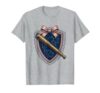 Telescope and Constellation Chart Astronomy Design T-Shirt, Men, Heather Grey, Small