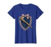Telescope and Constellation Chart Astronomy Design T-Shirt, Women, Royal Blue, X-Large