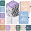 Tellingyou 60 Pcs Appreciation Gifts Bulk A6 Notebook with Pens, Pastel