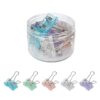 Temiary Binder Clips, Colored Paper Clamps Clips(1.6 Inch, 10 Pcs)