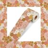 Tenceur 65.6 Feet Floral Bulletin Board Borders 9 Styles,Retro Flower