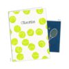 Tennis Sports Team Pocket Folder Gift Name Back to School Supplies Teacher Office Birthday Girl Boy Kids Custom Personalized
