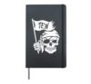 Ten Years Old Pirate Captain Flag Costume with 10th Birthday Hardcover Journal, Black