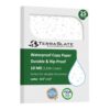 TerraSlate Premium Rain/Weather/Waterproof Paper, 10 Mil 8.5 x 11 Inches, White, Durable Printer Paper (25 Sheets)
