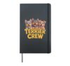 Terrier Crew Cartoon Pet Dog Breed Puppy Australian Terrier Hardcover Journal, Black