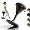 Tervo Model W - Wobble Stool - Ergonomic Standing Desk Chair - Sit Active