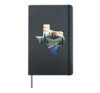 Texas City Skyline River Outdoor Nature Lover tee Men Women Hardcover Journal, Black