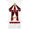 Teyva Daily Doorway Puppet Theater with 2 Adjustable Rods and Velvet Curtain 67 x 31 Inch Foldable Hanging Puppet Show Theater for Pretend Play Hand Puppets Educational Activities(Brown)