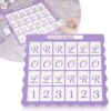 Teyva Daily Mahjong Solo Practice Board PLA Portable, Purple