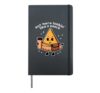 Thanksgiving Pumpkin Pie Lookin Like Snack Women Kids Men Hardcover Journal, Black