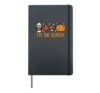 Thanksgiving Tis The Season Fall Football Men Women Kids Hardcover Journal, Black