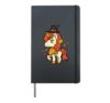Thanksgiving Unicorn Fall Toddler Girls Kids Youth Women Hardcover Journal, Black