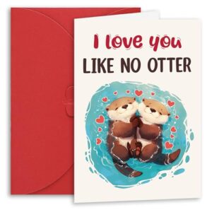 Thboxes Anniversary Card, Cute Otter Anniversary Cards, Birthday Card