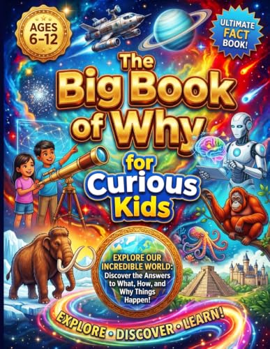 The Big Book of Why for Curious Kids: A Full-Color Encyclopedia of the Amazing Science Behind Airplanes, Pilots, Airports, Weather, Technology, Famous Aircraft & How Flight Works—Ages 6–13