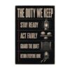 The Duty We Keep Veteran Appreciation Wooden Jigsaw Puzzle 500 Pieces Gift
