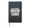 The Last Great Generation Before The Sissies - Gen X Gen Xer Hardcover Journal, Black