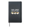 The Limit Does Not Exist Love Deviled Egg Funny Thanksgiving Hardcover Journal, Black