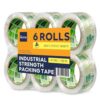 The Name 6 Rolls Packing Tape, 1.88” x 110 Yards, Lightweight Moving & Storage Clear Tape for Shipping, Strong Clear Tape Heavy Duty, Moving Supplies, Office Supplies