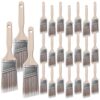 Thenshop 24 Pcs 2 Inch Angled Paint Brush for Trim, Walls, Woodwork