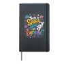 There Is Space Here For Everyone Astronaut Inclusion Teacher Hardcover Journal, Black