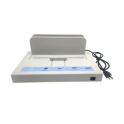Thermal Binding Machine, 500 Sheets Capacity 50mm Thickness - 110V Hot Melt Binder Compatible with A3(Short Edge)/A4/A5/A6 Documents