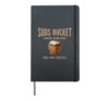The Suds Bucket | Funny Girls Baseball League Retro Movie Hardcover Journal, Black
