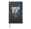 The Very First Picture Of Me Sperm Beer Funny Hardcover Journal, Black