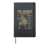 The Vikings Raiding Tour Retro History Hardcover Journal, Black