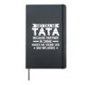 They call me tata because partner in Crime Dad Hardcover Journal, Black