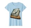 They Told Me This Was Fiction Dystopian Political Warning T-Shirt, Women, Baby Blue, X-Small