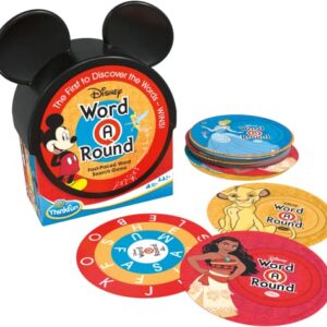 ThinkFun Think Fun Disney WordARound: Read The Word Around The Card Trivia Game for 10+