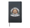 This Arguing Is Becoming Unbearable Bear Puns - Hardcover Journal, Black