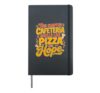 THIS CHAPTER CAFETERIA SMELLS LIKE PIZZA AND HOPE Hardcover Journal, Black