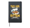 This Girl Really Loves Kitten Nuggets Cat Lover Cute Hardcover Journal, Black