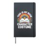 This is My Book Character Costume Funny Halloween Costume Hardcover Journal, Black