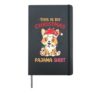 This Is My Christmas Pajama Shirt - Men Women Kid Hardcover Journal, Black