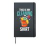This Is My Cleaning Hardcover Journal, Black