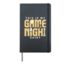 This Is My Game Night Shirt Table Top Funny Board Game Hardcover Journal, Black