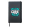 This Is My Writing Motive Gifts | Writers and Authors Hardcover Journal, Black