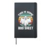 This Is Some Boo Sheet Halloween Angry Ghost Funny Men Women Hardcover Journal, Black